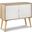 Orinfield Natural And White Accent Cabinet