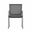 Oroblanco Visitor Chair Set of 2 In Chrome and Gray