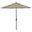 Ortega Beige 9 Auto Tilt Crank UV Resistant Umbrella
