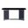 Oryn 62 Inch Dining Table with Glass Top In Black