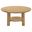 Ottowa 36-Inch Round Wood Cocktail Coffee Table In Washed Oak