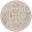 Oushak Home 4' x 4' Round Indoor Rug In Cream