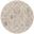 Oushak Home 4' x 4' Round Indoor Rug In Grey
