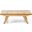 Outdoor Coffee Table with Open Slat Design and Acacia Wood Frame In Teak