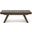 Outdoor Acacia Wood Coffee Table with Open Slat Design In Grey