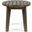 Outdoor Table with Slat Panel Top In Grey
