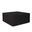Outdoor Universal 36 Inch Square Ottoman In Black