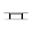 Overlap Dark Rectangle Dining Table In Black