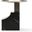 Overlap Dark Sectional Accent Table In Black