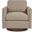 Owen Swivel Chair In Taupe