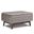 Owen Vegan Faux Leather Tray Top Small Coffee Table Storage Ottoman In Distressed Grey