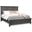 Oxford Queen Panel Storage Bed In Dark Brown