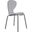 Oyster Moderntransparent Side Chair In Black Base and Transparent Black