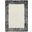 Pacific Shag 5'3" x 7'3" Indoor Rug In Ivory and Black
