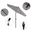 Pacific Trail 7.5' Patio Umbrella with Aluminum Pole Ribs Push Button Tilt Crank Lift with Sunbrella Fabric In Granite and Bronze