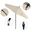 Pacific Trail 9' Patio Umbrella with Aluminum Pole Ribs Push Button Tilt Crank Lift with Olefin Fabric In Antique Beige and Stone Black