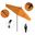 Pacific Trail 9' Patio Umbrella with Aluminum Pole Ribs Push Button Tilt Crank Lift with Sunbrella Fabric In Tuscan and Bronze