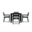 Pacifica Classic 4 Seat Square Dining Set In Cast Lagoon and Black