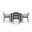 Pacifica Classic 4 Seat Square Dining Set In Cast Lagoon and Slate