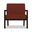 Pacifica Club Chair In Canvas Henna and Black