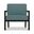Pacifica Club Chair In Cast Lagoon and Black