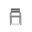 Pacifica Dining Arm Chair In Canvas Flax and Slate