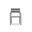 Pacifica Dining Arm Chair In Canvas Natural and Slate