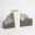 Pair Mountain Summit Bookends In Grey