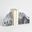 Pair Mountain Summit Bookends Marble In Black