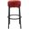 Paisleigh Metal Leg Barstool In Rust and Black
