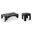 Palermo Marble Occasional Table Set In Black and Natural