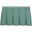 Palm Scallop Rattan Console Table In Seafoam Green