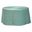 Palm Scalloped Rattan Coffee Table In Seafoam