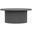 Palma 40 Inch Coffee Table In Matte Charcoal