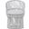 Palma Swivel Dining Chair with Cushion In Polar and Matte White