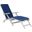 Palmdale Gray and Navy Lounge Chair