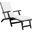 Palmdale Lounge Chair In Black and Beige