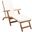 Palmdale Lounge Chair in Natural and Beige
