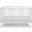 Palmer 3 In 1 Convertible Island Crib In White