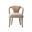 Palmer Dining Armchair In Gold Dust