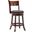 Palmetto 24 Inch Swivel Counter Stool In Brandy