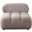 Paloma Armless Chair In Mink Tan Velvet