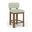Paloma Vegan Leather Upholstered Counter Stool Set of 2 In Mint