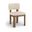 Paloma Vegan Leather Upholstered Dining Chair Set of 2 In Beige