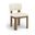 Paloma Vegan Leather Upholstered Dining Chair Set of 2 In Cream