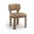 Paloma Vegan Leather Upholstered Dining Chair Set of 2 In Tan