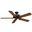 Panama 54 Inch Ceiling Fan and Wall Control In Brushed Cocoa and Walnut