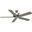 Panama 54 Inch Energy Star Ceiling Fan and Handheld Remote In Brushed Nickel and Brushing Barnwood