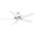 Panama 54 Inch Energy Star Ceiling Fan and Handheld Remote In Snow White and Matte Snow White