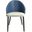 Paradiso Modern Dining Chair In Blue and White